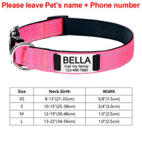 HKM-4534589 Adjustable Cloth Dog Collar in Multiple Colors