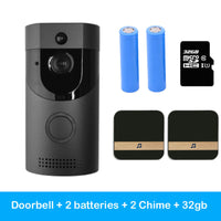 HKM-453459 Smart Wi-Fi Video Doorbell with Mobile Remote Intercom Functionality