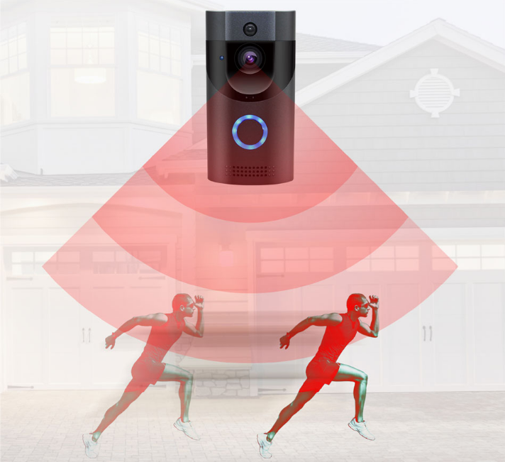 HKM-453459 Smart Wi-Fi Video Doorbell with Mobile Remote Intercom Functionality