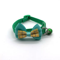 HKM-4534717 Plaid Bow Collar for Cats ¨C Casual Style, Universal Fit, Durable Polypropylene Material