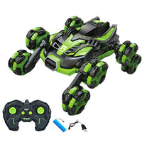 HKM-453523 5CH Remote Control Climbing Stunt Vehicle with Rotating Arm and Flipping Action for Kids