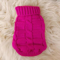 HKM-4536509 Warm Knitted Cat Sweater for Autumn and Winter in Various Colors and Sizes