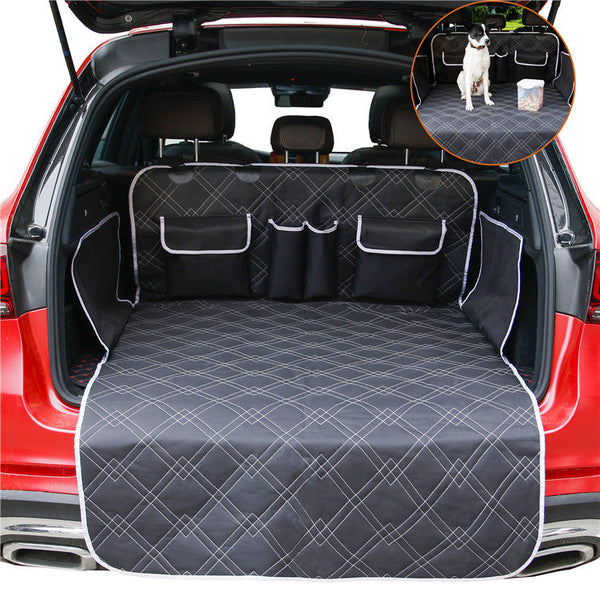 HKM-4540349 Car Pet Supplies Anti-Dirty Dog Mat - Oxford Cloth, Black, 187.5 x 102.5 cm, Easy to Clean