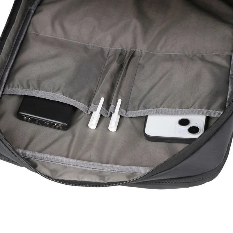 HKM-454163 Lightweight Breathable USB Charging Multifunctional Outdoor Laptop Backpack with Comfortable Shoulder Straps