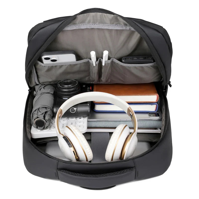 HKM-454163 Lightweight Breathable USB Charging Multifunctional Outdoor Laptop Backpack with Comfortable Shoulder Straps