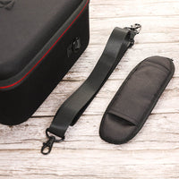 HKM-454163 Nintendo Game Console Storage Bag with Complete Accessory Package - Black, EVA Material, 29x25x13cm
