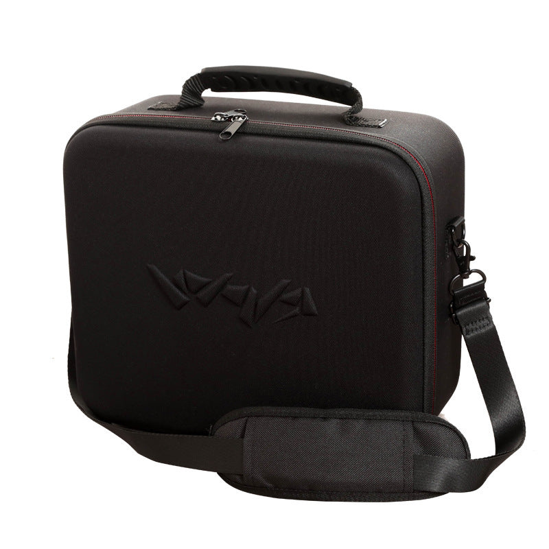 HKM-454163 Nintendo Game Console Storage Bag with Complete Accessory Package - Black, EVA Material, 29x25x13cm