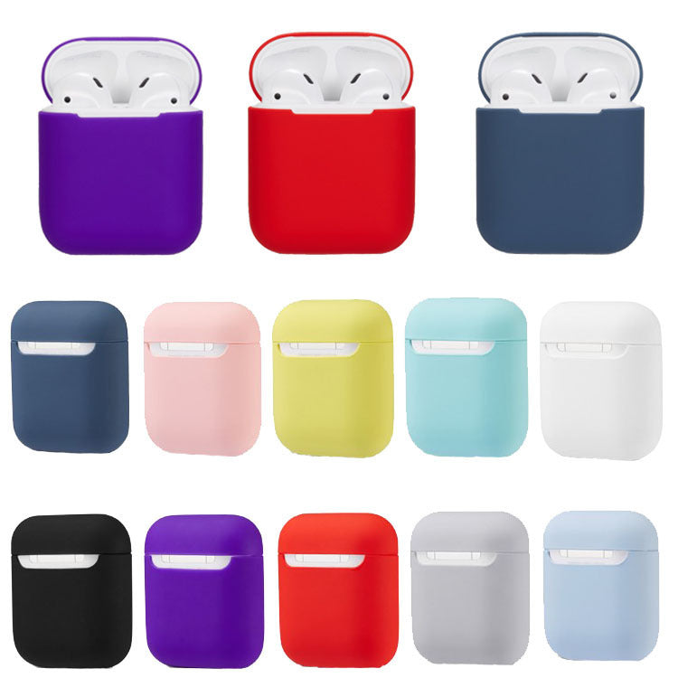 HKM-454163 Soft Silicone Sleeve Case for Apple AirPods - Compatible with iPhone Models