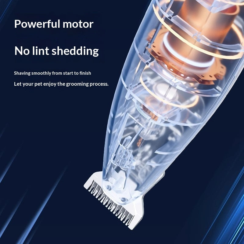 HKM-4542269 Silent Nail Trimming Kit for Cats with LED Display and Washable Blades
