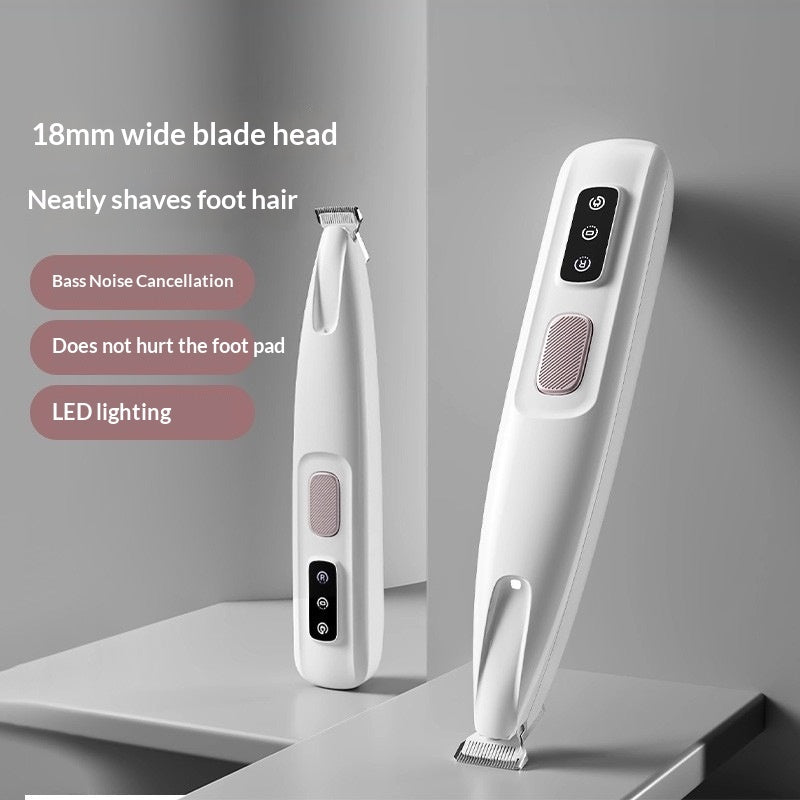 HKM-4542269 Silent Nail Trimming Kit for Cats with LED Display and Washable Blades