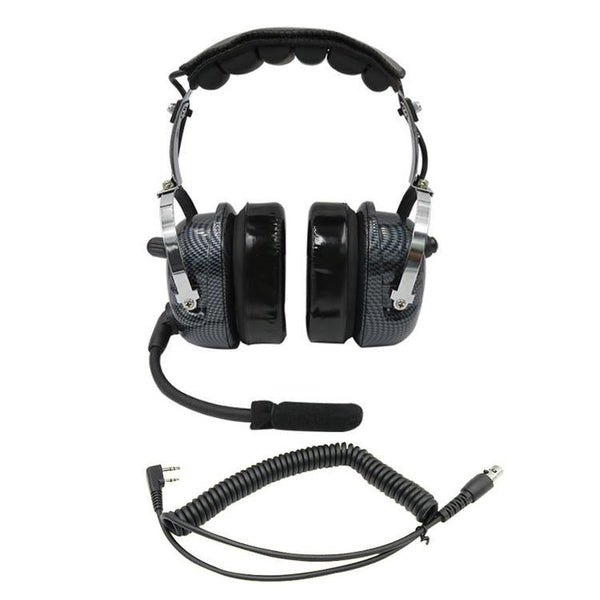 HKM-454291 Aviation Headset with Noise Cancellation and Durable PU + PVC Construction
