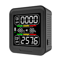 HKM-454291 Indoor CO2 and CO Monitor - Professional Portable Air Quality Detector