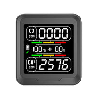 HKM-454291 Indoor CO2 and CO Monitor - Professional Portable Air Quality Detector