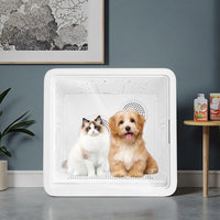 HKM-454355 Eco-Friendly Low Noise Anion Pet Grooming Dryer Box for Dogs and Cats, 82L Capacity, Indoor/Outdoor Use