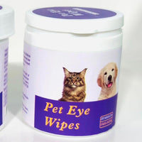 HKM-4543933 3-in-1 Pet Finger Wet Wipes for Dogs and Cats - Dental, Eye, and Ear Care - Pack of 50