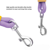 HKM-4544061 Durable Nylon Pet Traction Leash with Comfortable Foam Handle, 140cm Length, Anti-Slip Design