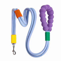 HKM-4544061 Durable Nylon Pet Traction Leash with Comfortable Foam Handle, 140cm Length, Anti-Slip Design