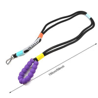 HKM-4544061 Durable Nylon Pet Traction Leash with Comfortable Foam Handle, 140cm Length, Anti-Slip Design