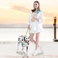 HKM-4544061 Durable Nylon Pet Traction Leash with Comfortable Foam Handle, 140cm Length, Anti-Slip Design