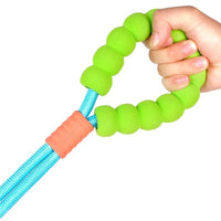HKM-4544061 Durable Nylon Pet Traction Leash with Comfortable Foam Handle, 140cm Length, Anti-Slip Design