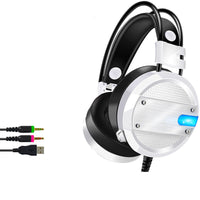 HKM-454419 Wired Over-Ear Headset with Subwoofer and Microphone for Gaming and Multimedia