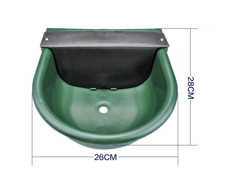 HKM-4544445 Automatic Drinking Bowl for Livestock - 4L Capacity, Durable Plastic Design, Adjustable Water Level for Cattle, Horses, and Sheep