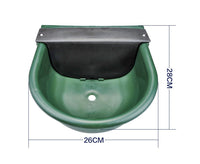 HKM-4544445 Automatic Drinking Bowl for Livestock - 4L Capacity, Durable Plastic Design, Adjustable Water Level for Cattle, Horses, and Sheep