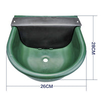 HKM-4544445 Automatic Drinking Bowl for Livestock - 4L Capacity, Durable Plastic Design, Adjustable Water Level for Cattle, Horses, and Sheep