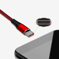 HKM-454483 Magnetic Fast Charging Cable for Android, iOS, & Type-C Devices - Durable Aluminum Alloy Design