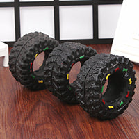 HKM-4545085 Small Audible Tire Toy for Dogs – Glue Material, 8 x 4 cm, Perfect for Pets