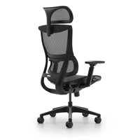 HKM-454547 Ergonomic High Back Mesh Office Chair with Adjustable Headrest and Lumbar Support