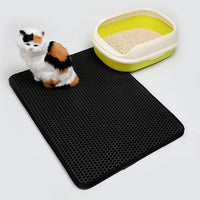 HKM-4546109 EVA Double Cat Litter Mat - Dirtproof, Easy to Clean, Cozy Environment for Cats