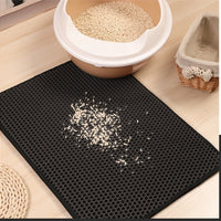 HKM-4546109 EVA Double Cat Litter Mat - Dirtproof, Easy to Clean, Cozy Environment for Cats