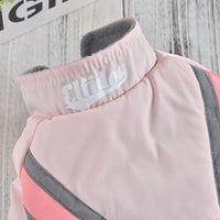 HKM-4546621 Puppy Reflective Stitch Jacket for All Seasons in Pink, Purple, and Blue, Sizes S-XXL