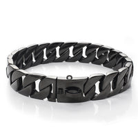 HKM-4546877 Stainless Steel Dog Chain Necklace - Durable Pet Collar with Leash Included