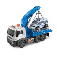 HKM-454739 Friction-Powered Tow Truck with Lights and Music for Kids - EPT Model EPT735779