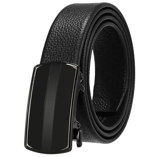 HKM-454803 Personalised Leather Men's Cowhide Belt with Custom Design Options