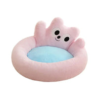HKM-4548285 Cozy All-Season Cat Nest Cushion Bed for Comfortable Pet Relaxation