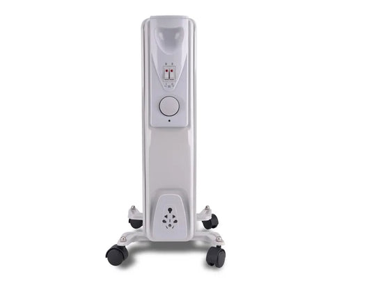 HKM-454867 Oil-Filled Radiator Electric Heater with Adjustable Thermostat and Remote Control, 2000W