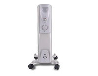 HKM-454867 Oil-Filled Radiator Electric Heater with Adjustable Thermostat and Remote Control, 2000W