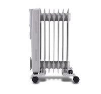 HKM-454867 Oil-Filled Radiator Electric Heater with Adjustable Thermostat and Remote Control, 2000W
