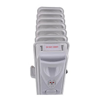 HKM-454867 Oil-Filled Radiator Electric Heater with Adjustable Thermostat and Remote Control, 2000W