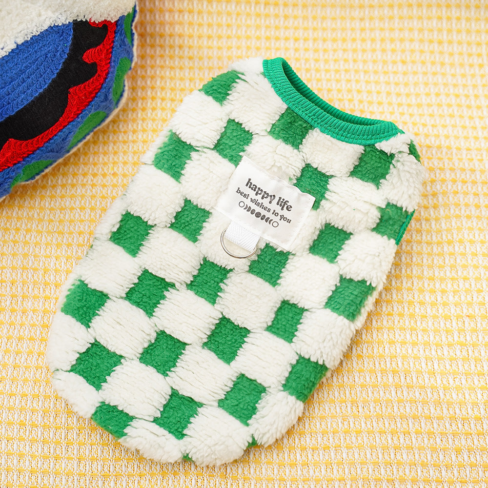 HKM-4548797 Cozy Double and Single Layer Pet Apparel for Dogs and Cats in Fun Colors