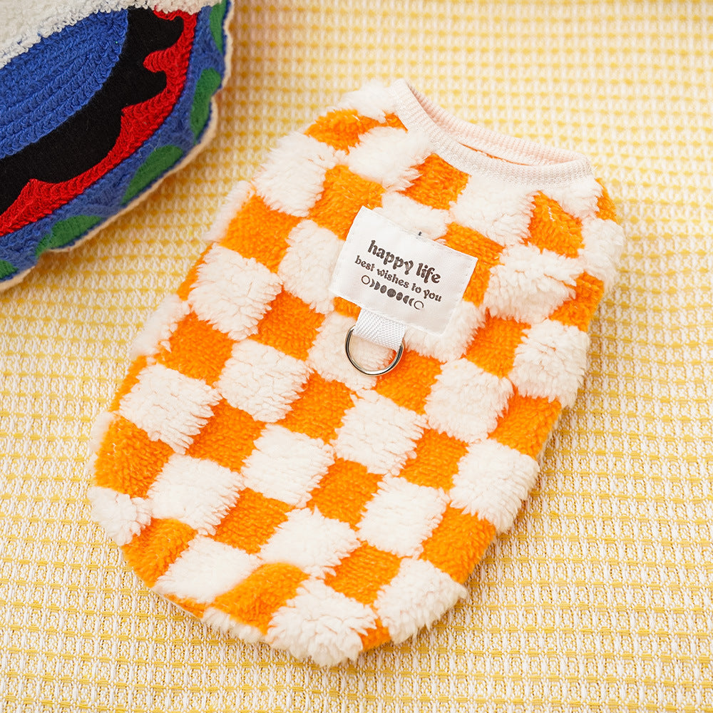 HKM-4548797 Cozy Double and Single Layer Pet Apparel for Dogs and Cats in Fun Colors