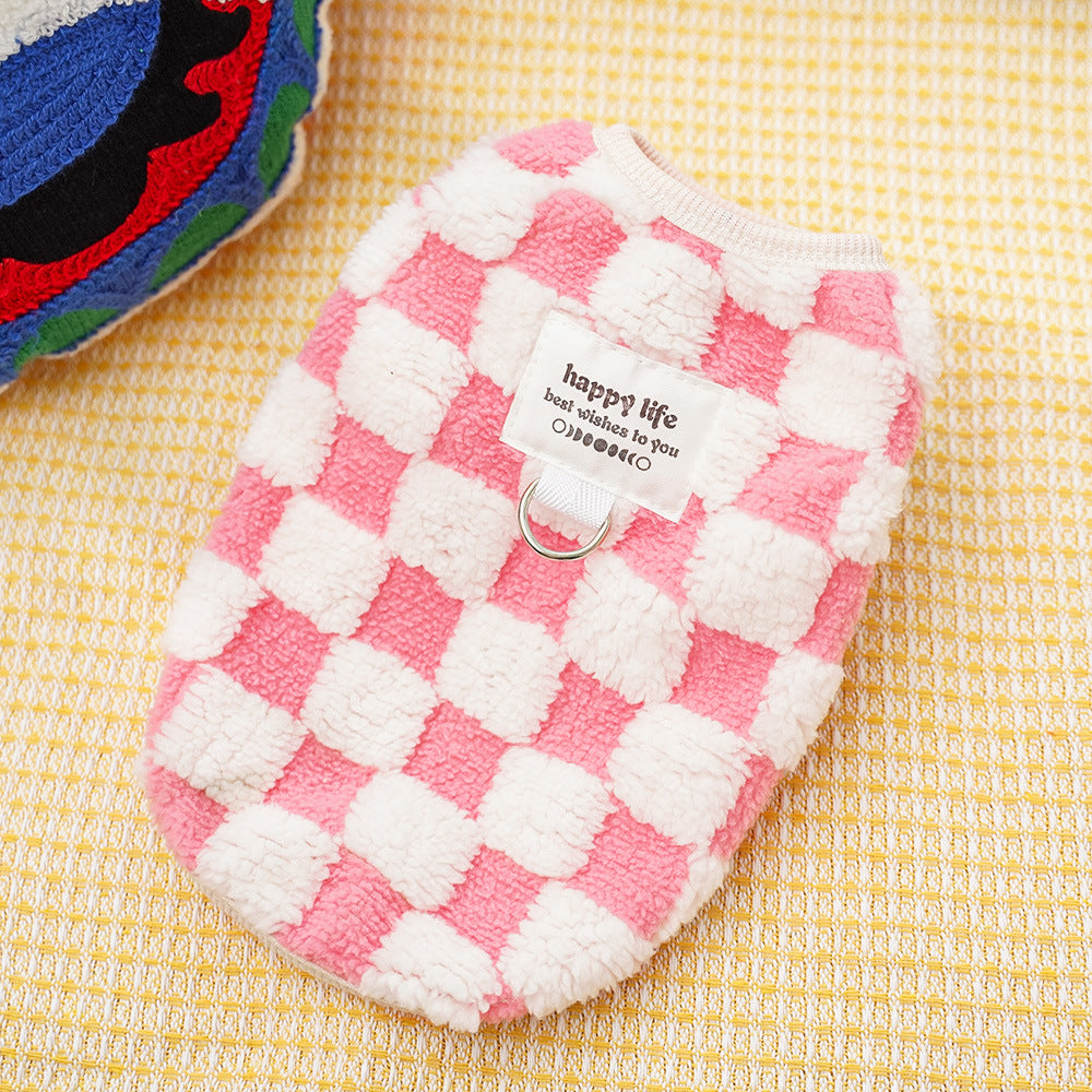 HKM-4548797 Cozy Double and Single Layer Pet Apparel for Dogs and Cats in Fun Colors