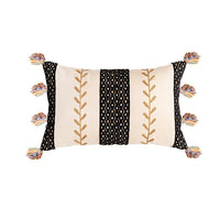HKM-454931 Cotton National Style Embroidered Pillow Cover for Home Decor