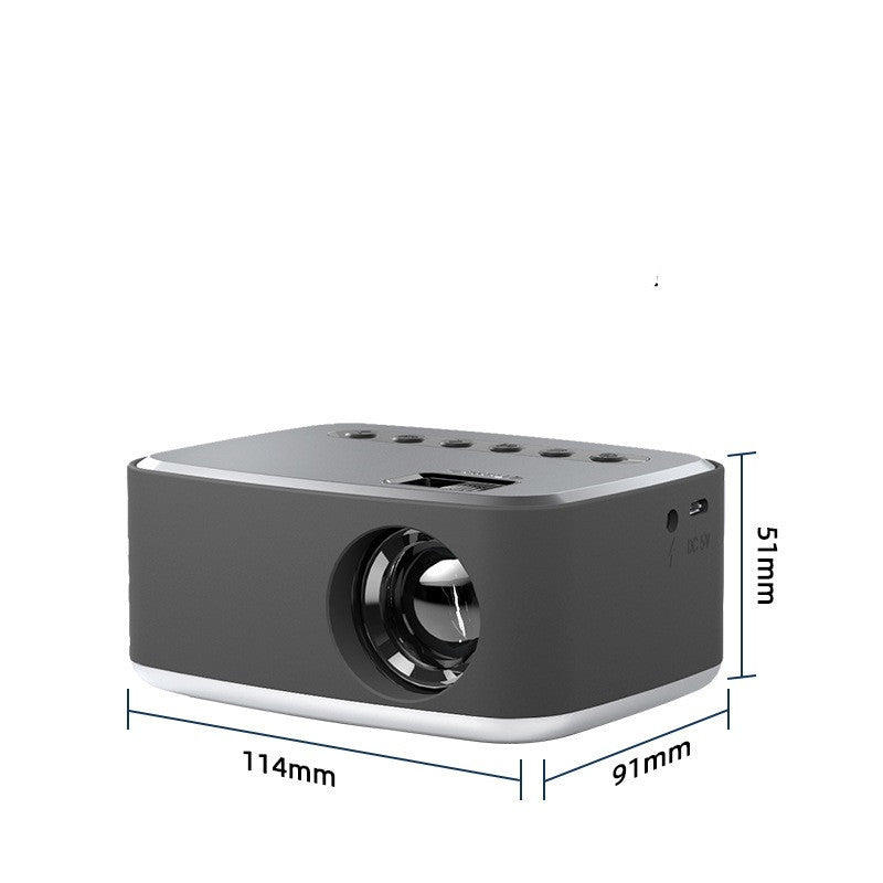 HKM-454931 New T20 Mini Home Projector with LED Technology - HD Resolution, Compact Size for Easy Portability