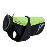 HKM-4549821 Winter Warm Pellet Down Jacket for Dogs – Waterproof and Flame-Retardant Vest in Black, Green, and Orange