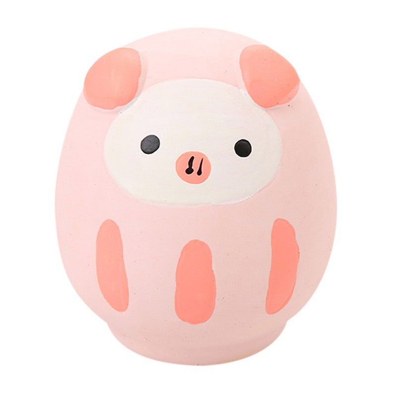 HKM-4550845 Latex Sounding Toys for Pets - Cow, Elephant, Dog, Donkey Designs, 40g each