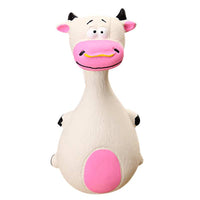 HKM-4550845 Latex Sounding Toys for Pets - Cow, Elephant, Dog, Donkey Designs, 40g each